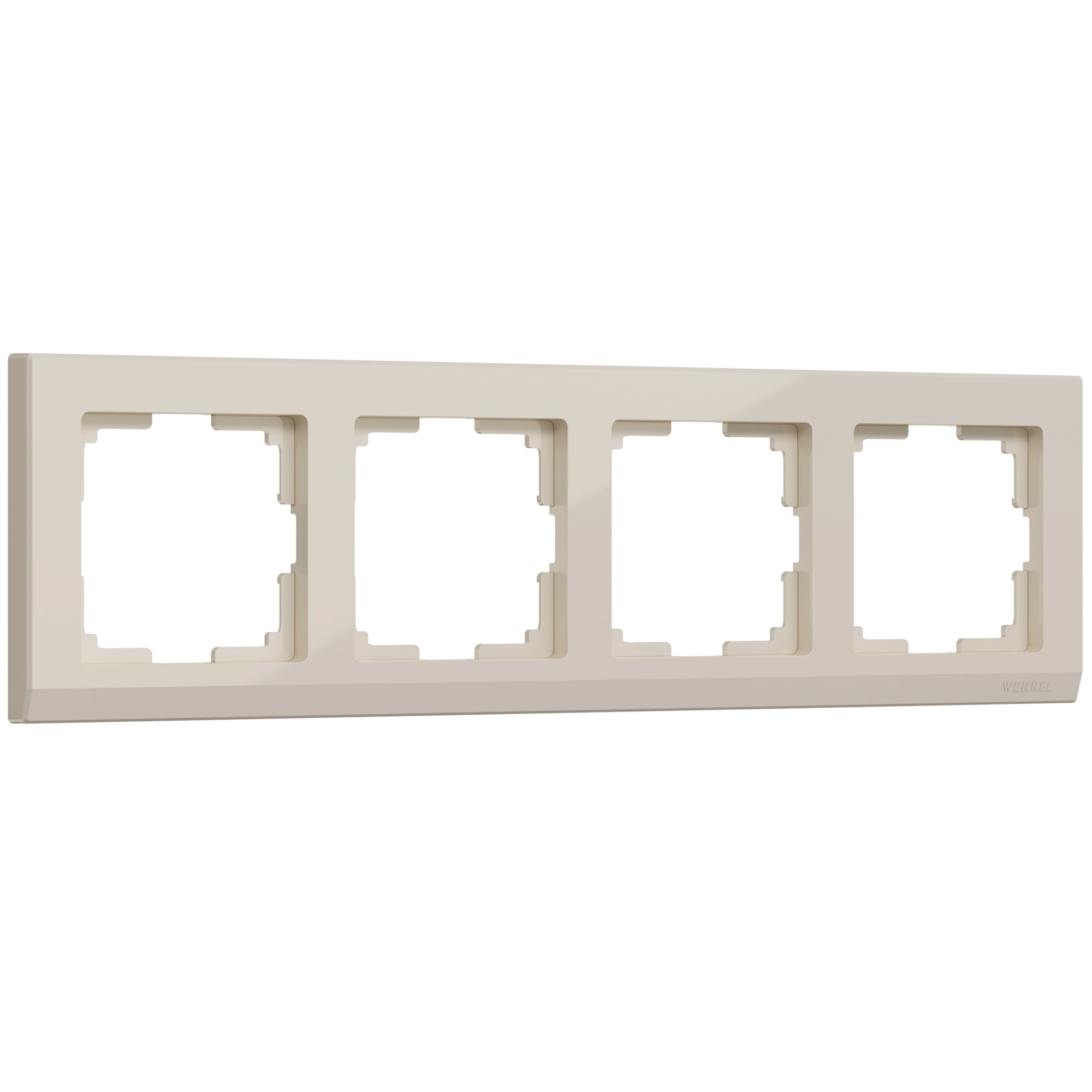Рамка Werkel W0041803/ Рамка на 4 поста Stark (слоновая кость)
