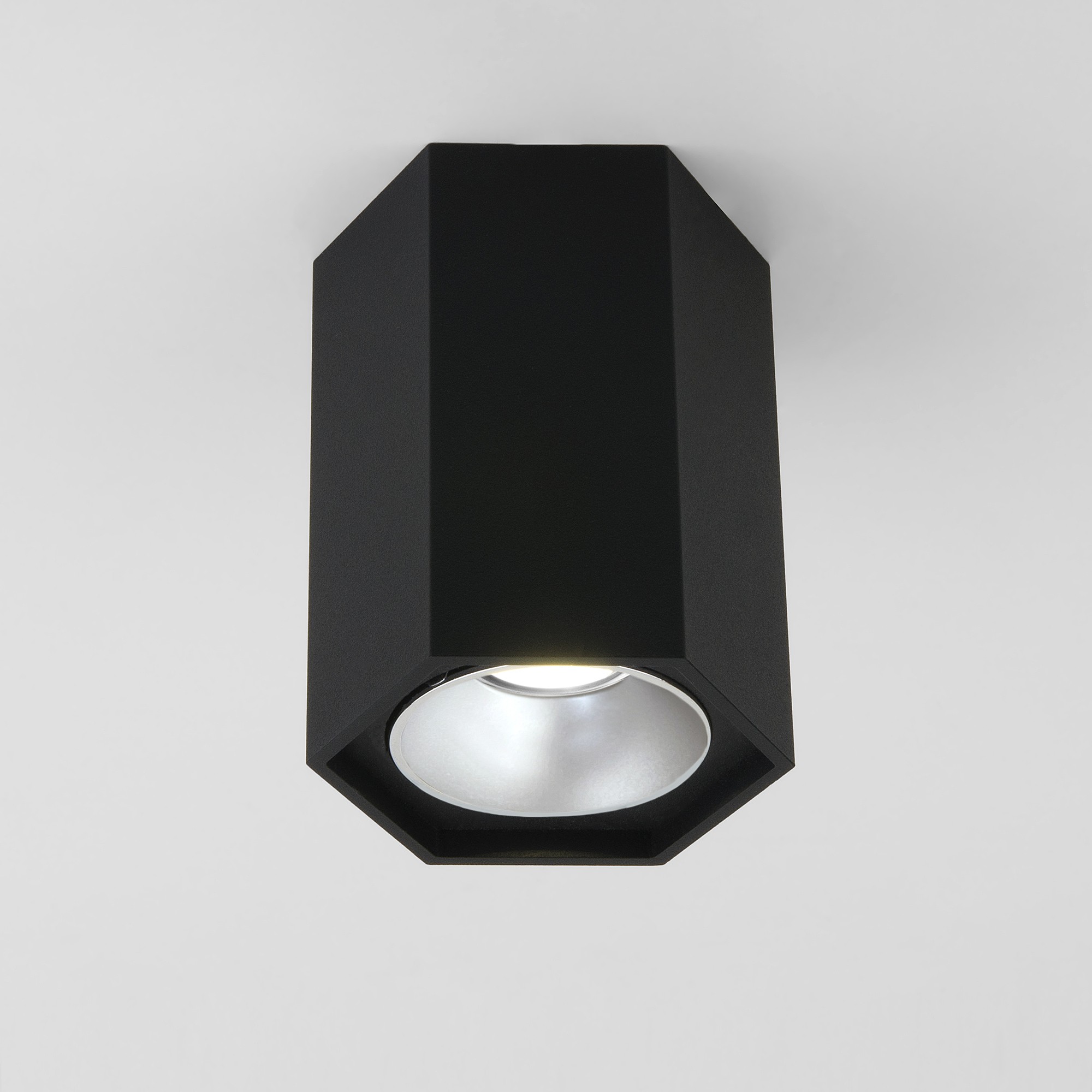 Накладной светильник Elektrostandard 25036/LED 25036/LED 7W 4200K черный матовый/серебро