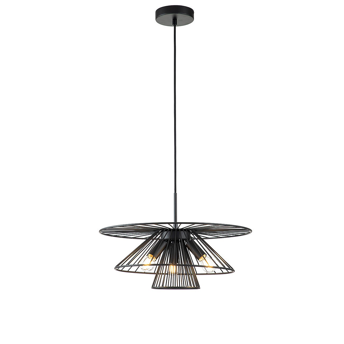 Светильник подвесной Indigo Strato 10016/3P Black V000287