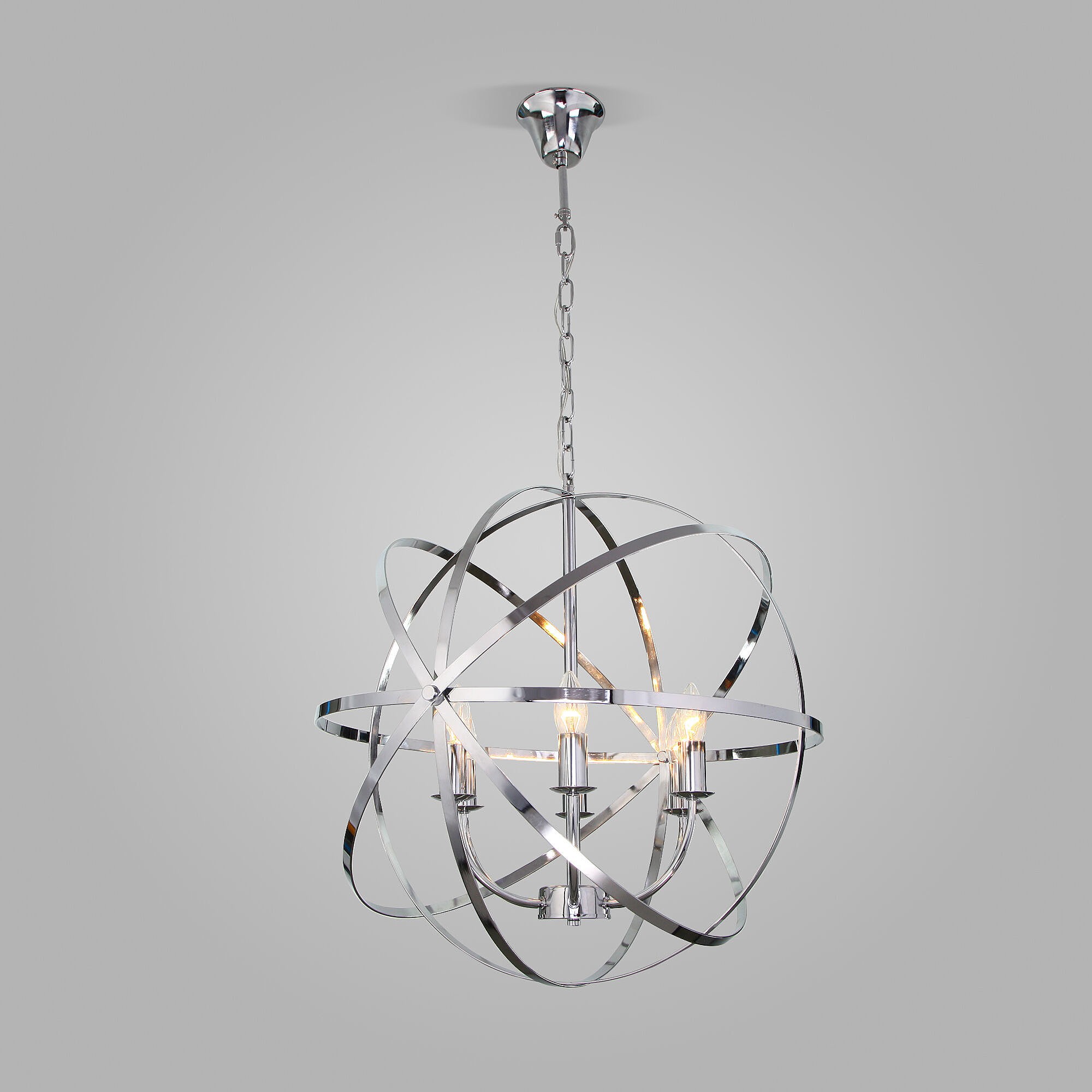 Подвесная люстра Eurosvet Santi 60139/6 хром Smart