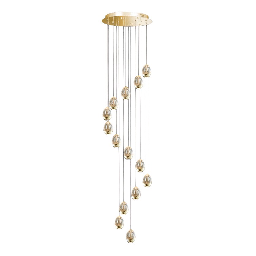 Люстра каскадная Delight Collection Terrene MD13003023-14A gold