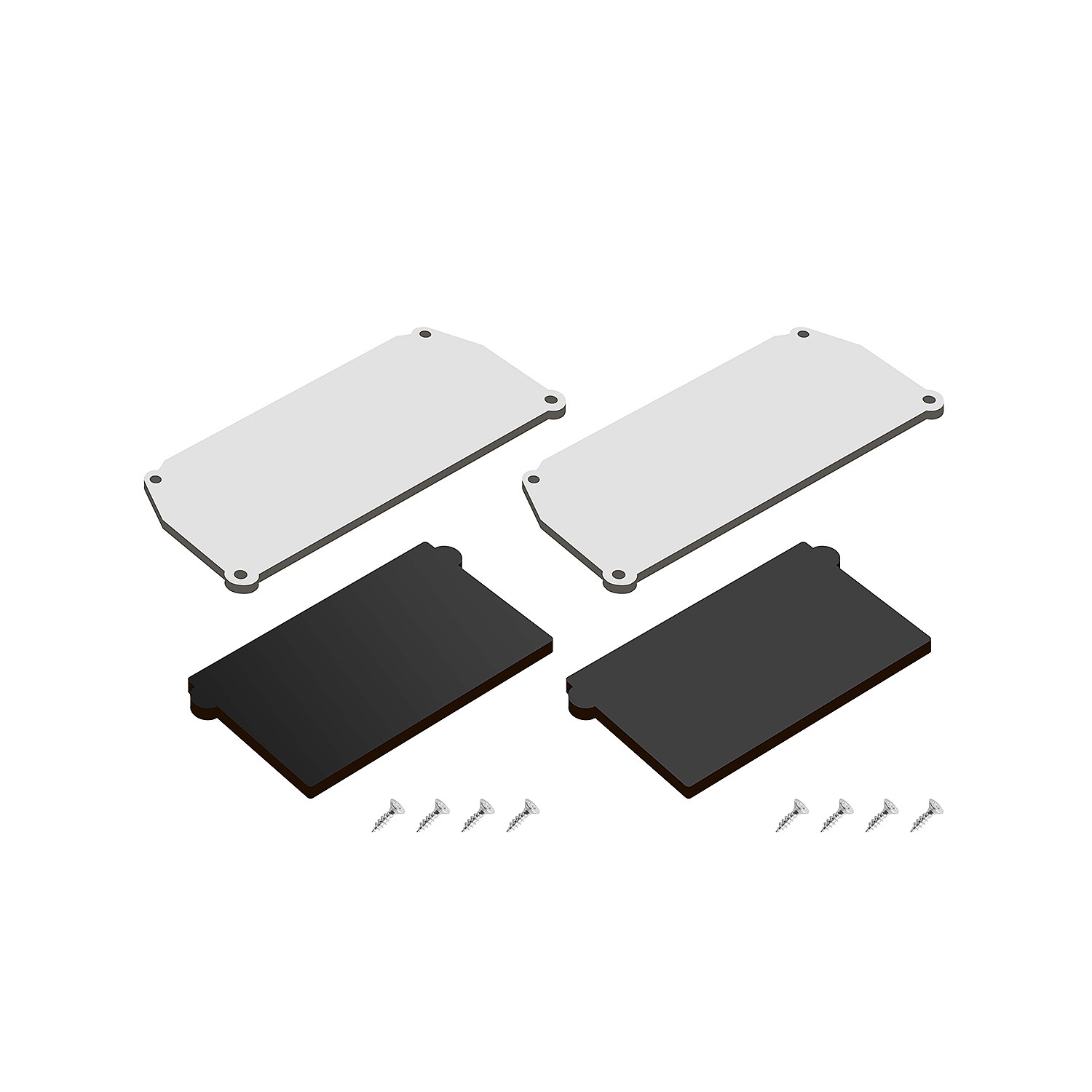 Комплект торцевых заглушек для профиля Denkirs DK5852-BK