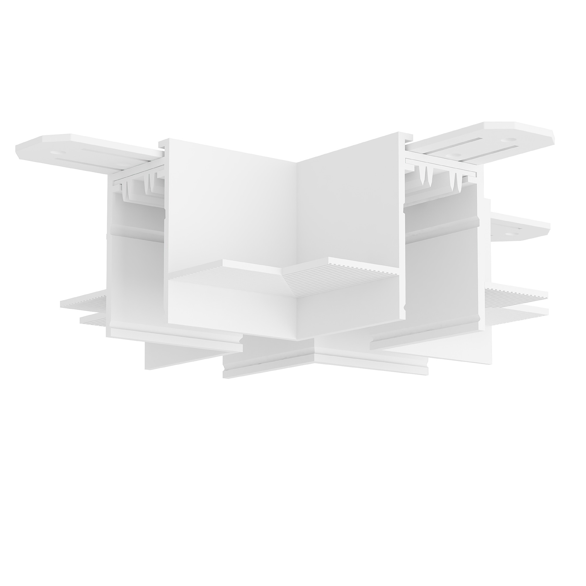 Х-коннектор трека SMART для ГКЛ Denkirs TR2114-WH