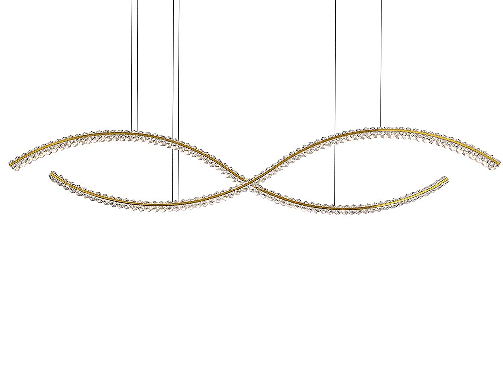 Подвесная люстра Newport 8240 8242/160 gold