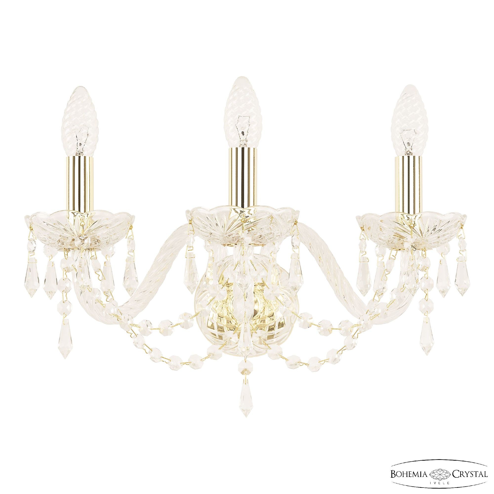 Настенное бра Bohemia 104 104B/3/165 G