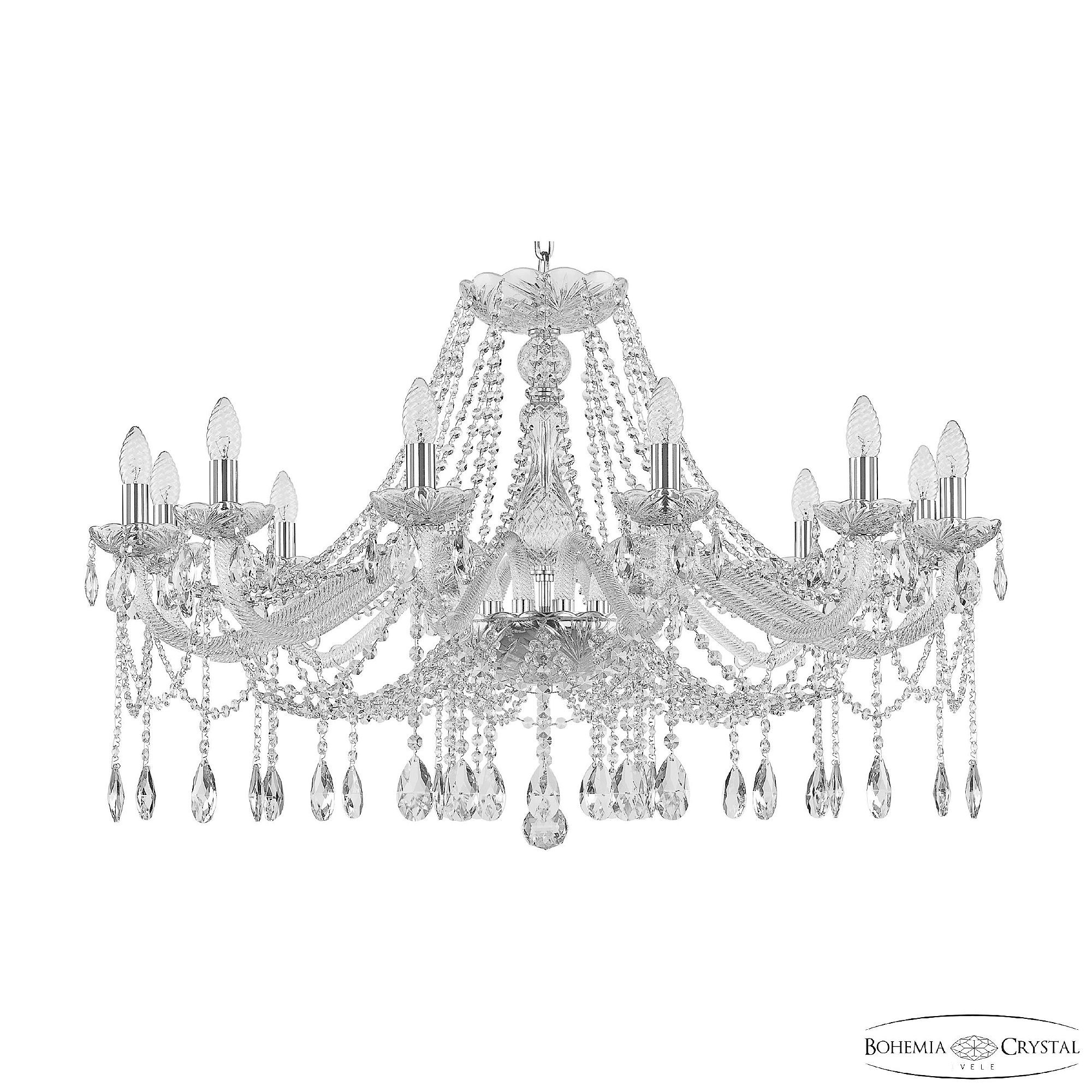 Подвесная люстра Bohemia 107 107/12/360 Ni