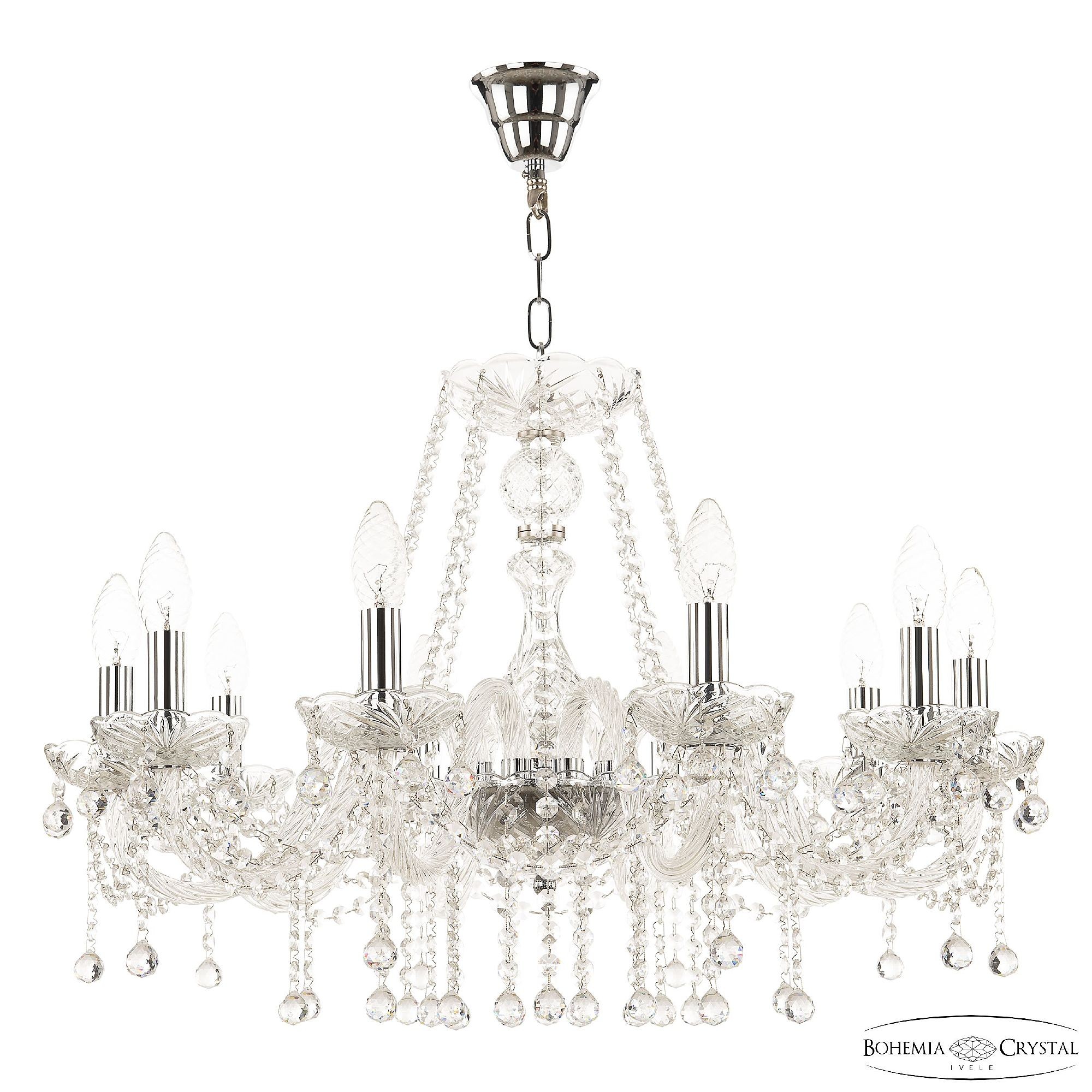 Подвесная люстра Bohemia 108 108/10/240 Ni