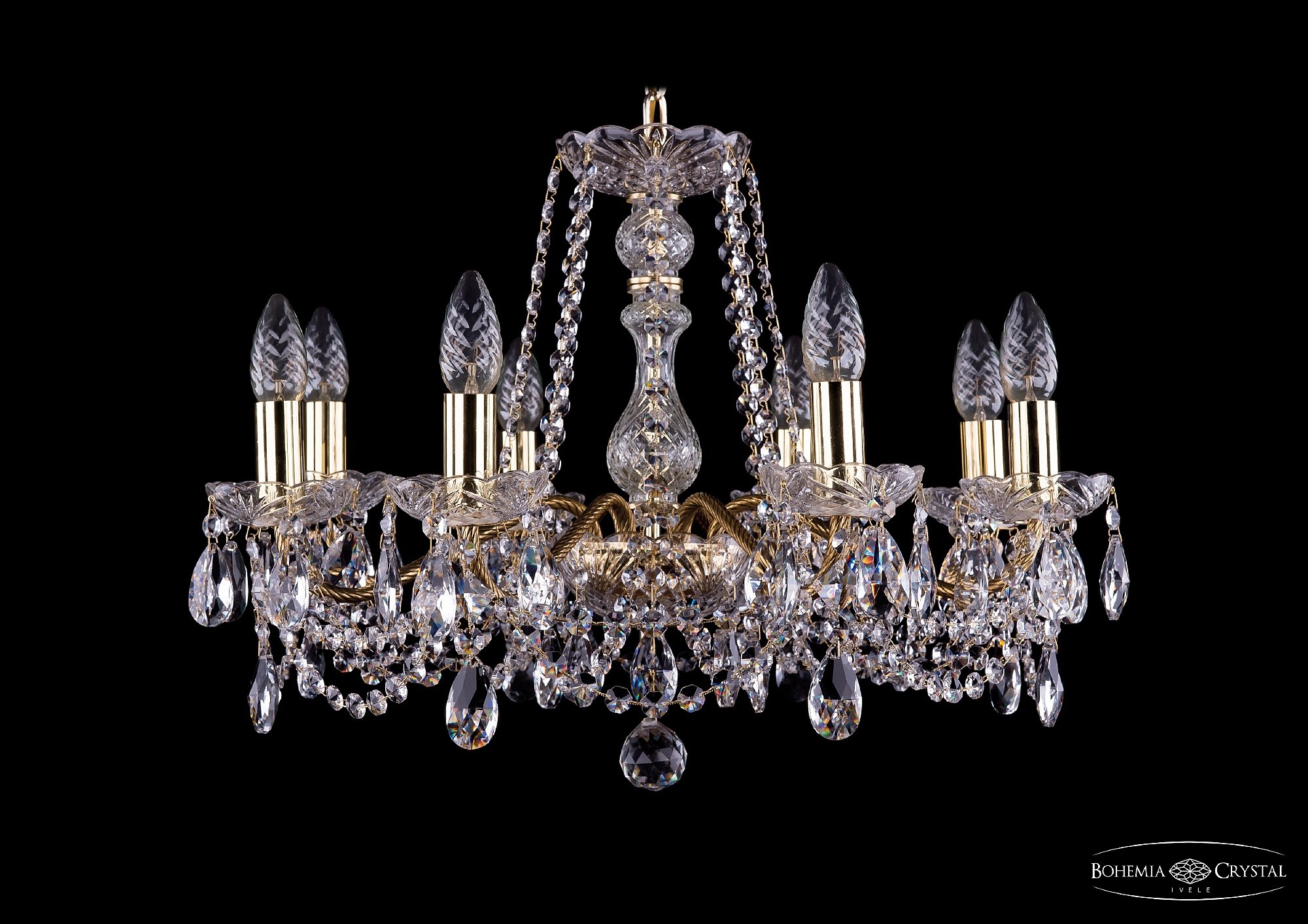 Подвесная люстра Bohemia 1214/8/200 G