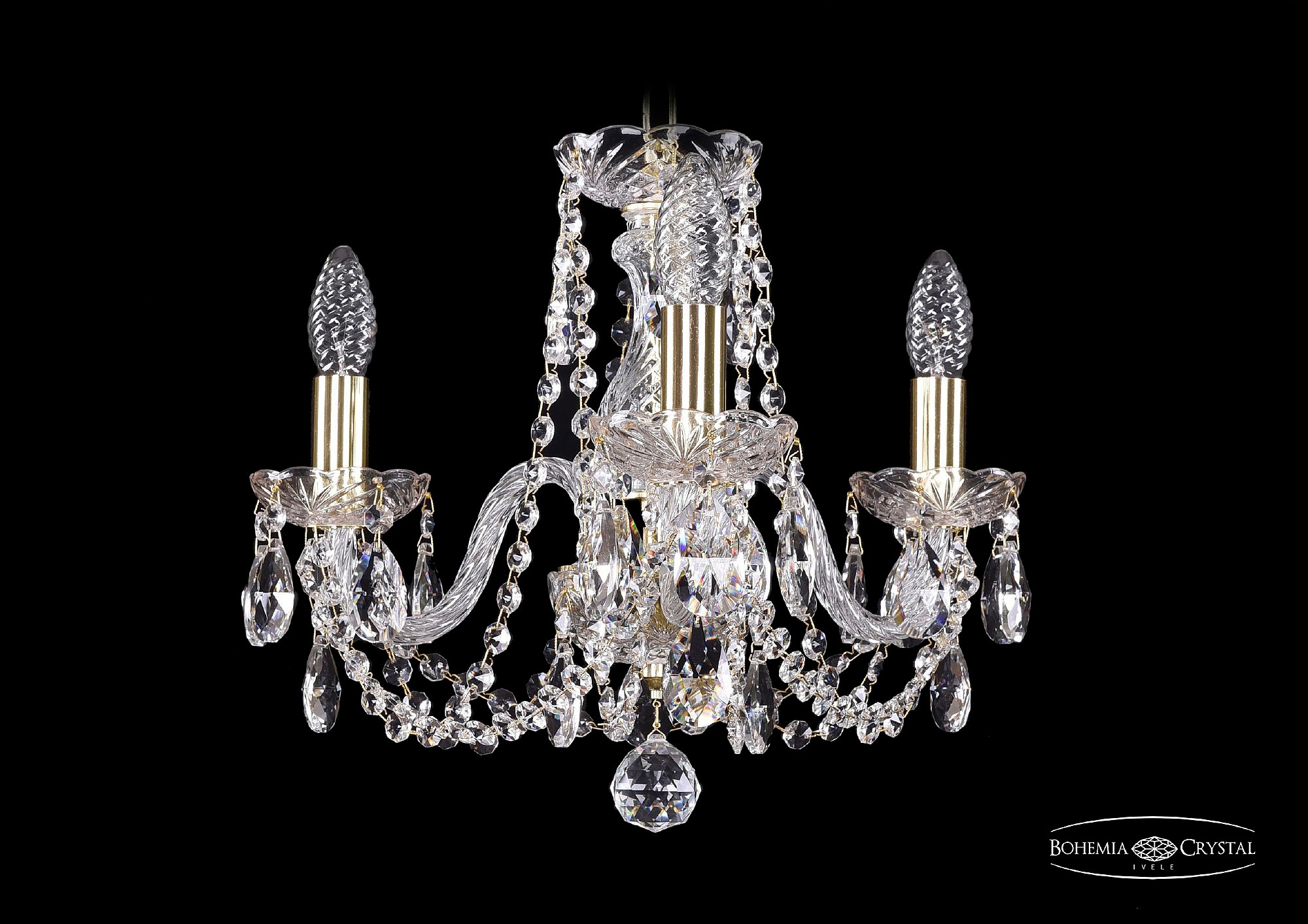 Подвесная люстра Bohemia 1402 1402/3/141v G