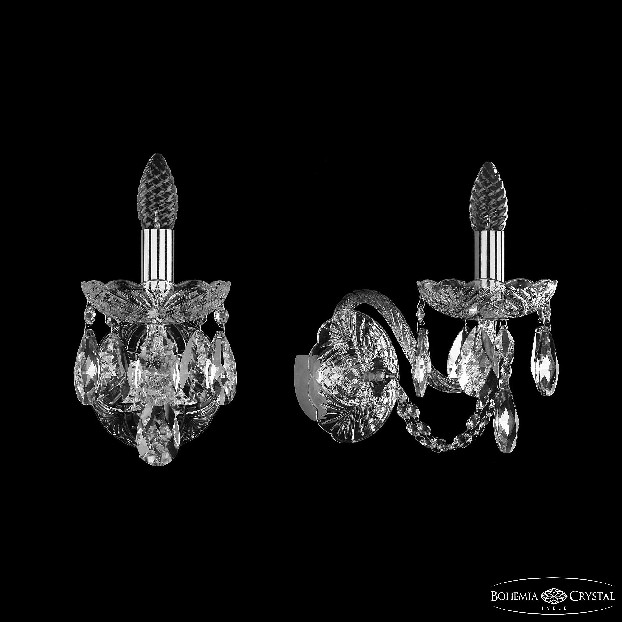 Настенное бра Bohemia 1402 1402B/1/160/XL Ni