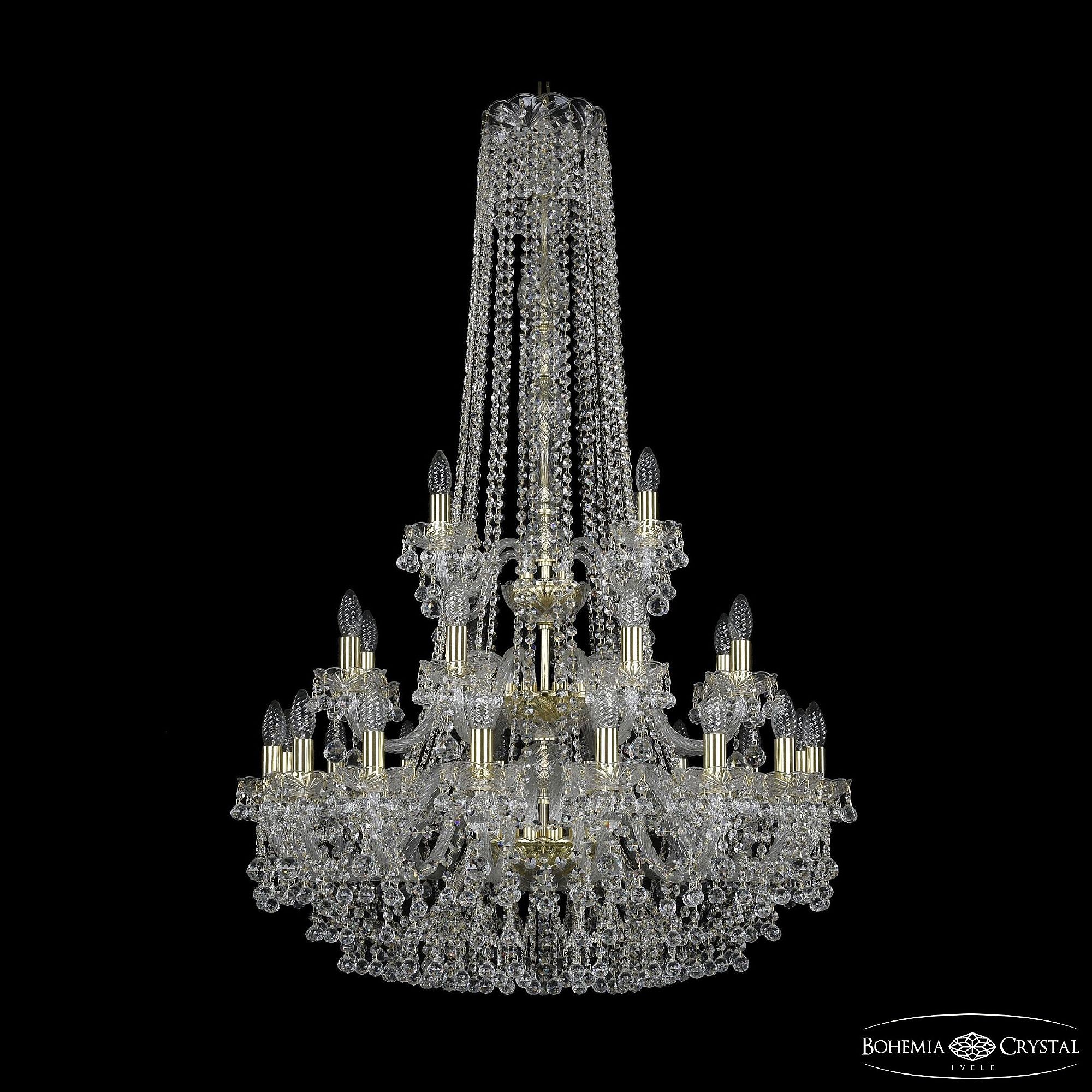 Подвесная люстра Bohemia 1409 1409/16+8+4/300/h-130/3d G