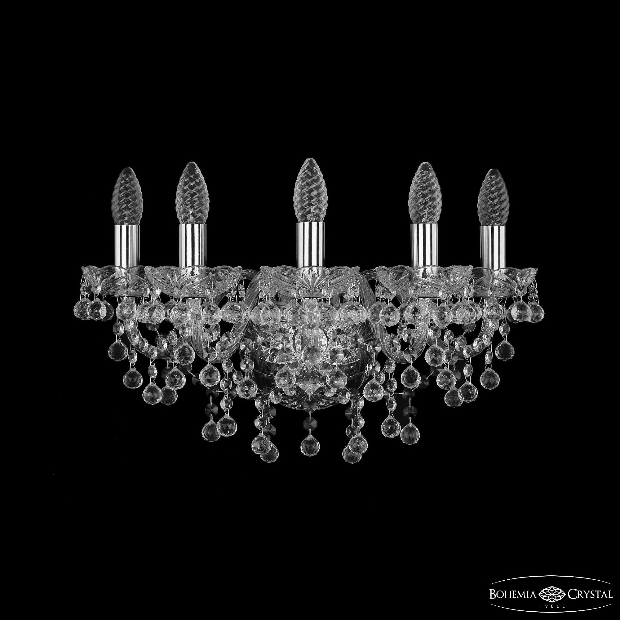 Настенное бра Bohemia 1409 1409B/5/160 Ni