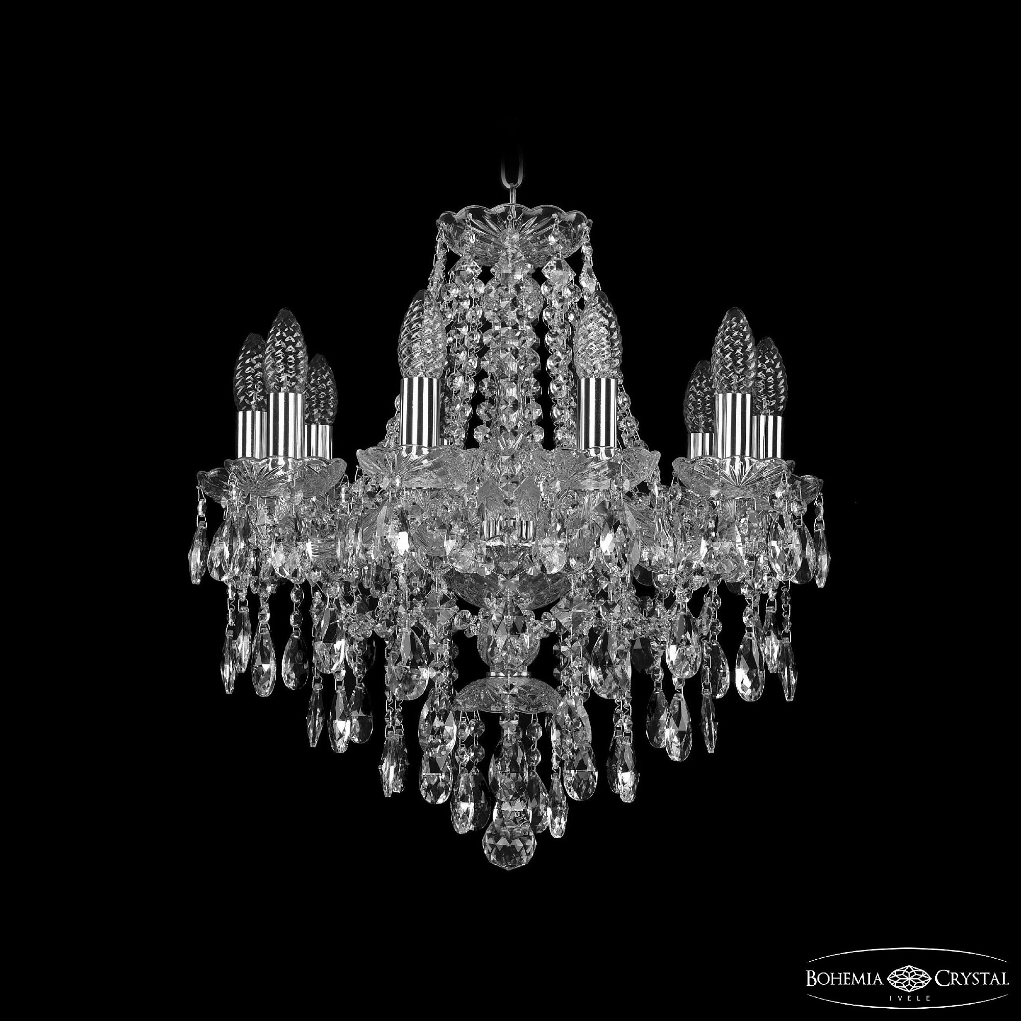 Подвесная люстра Bohemia 1415 1415/10/165 Ni