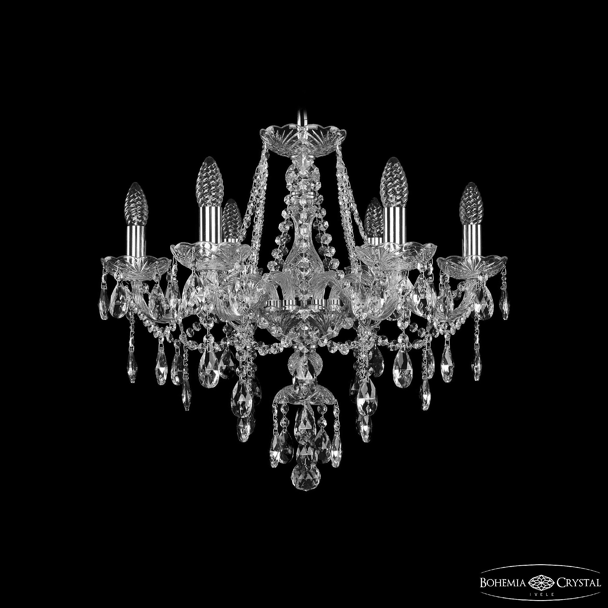 Подвесная люстра Bohemia 1415 1415/6/200 Ni