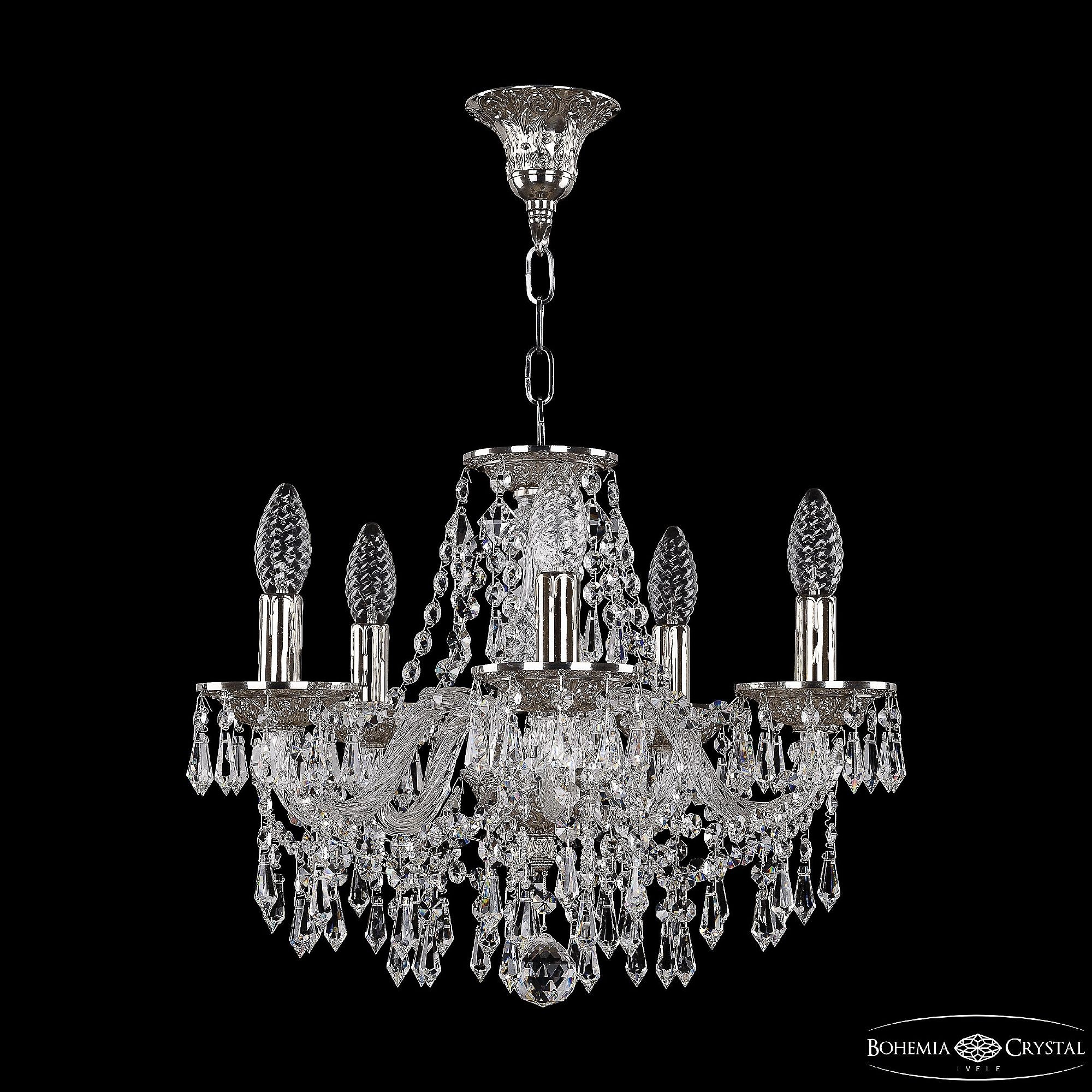 Подвесная люстра Bohemia 1603 16203/5/141 Ni