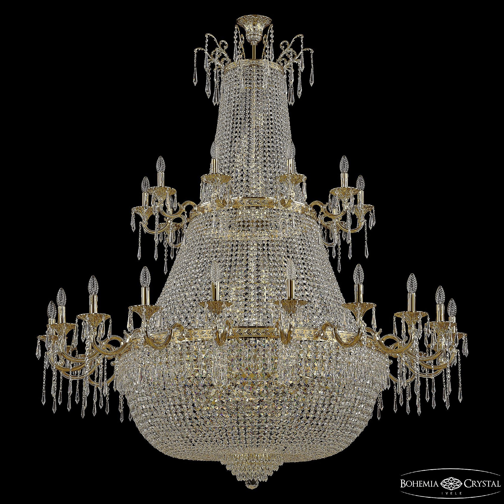 Подвесная люстра Bohemia 2227 2227H201/20+10/162IV/2D/Y1 G