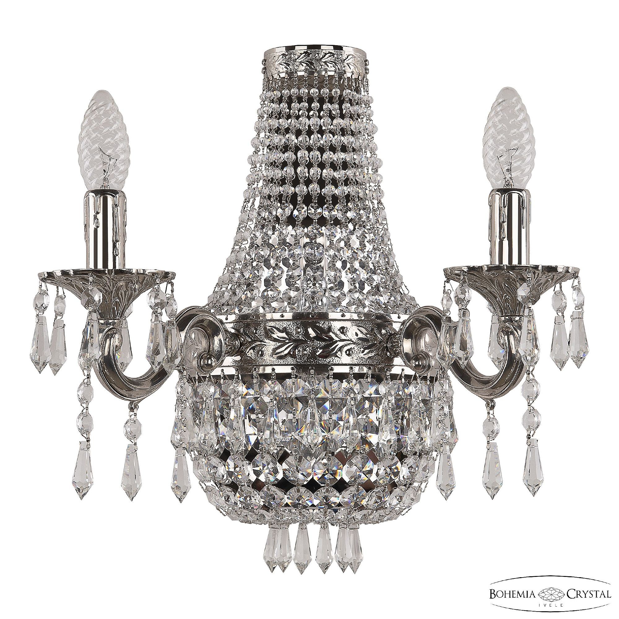 Настенное бра Bohemia 2227 2227H201B/2/35IV Ni