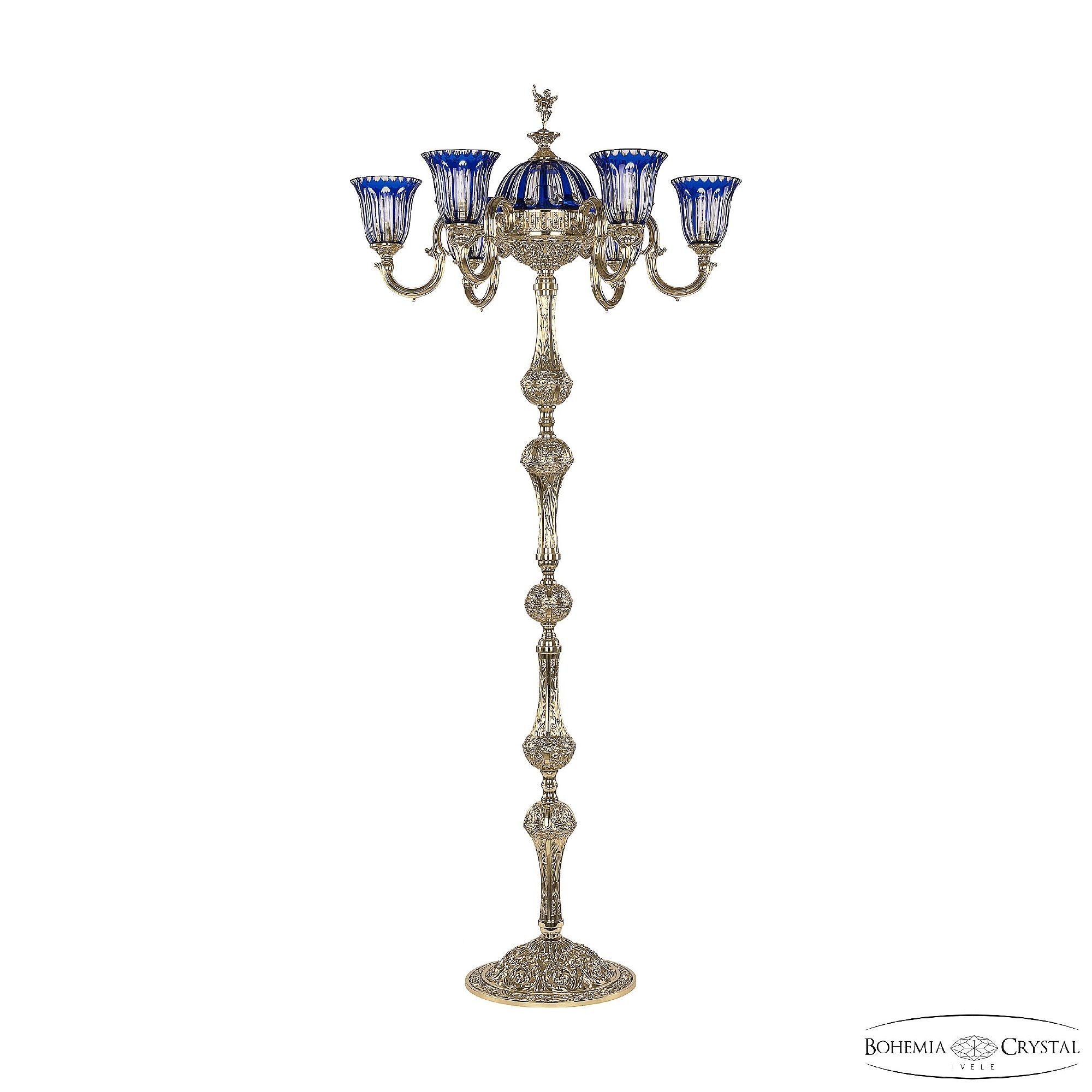 Торшер Bohemia Verona 72003TP/6/175 G P2 U Clear-Blue/H-1H FA5S