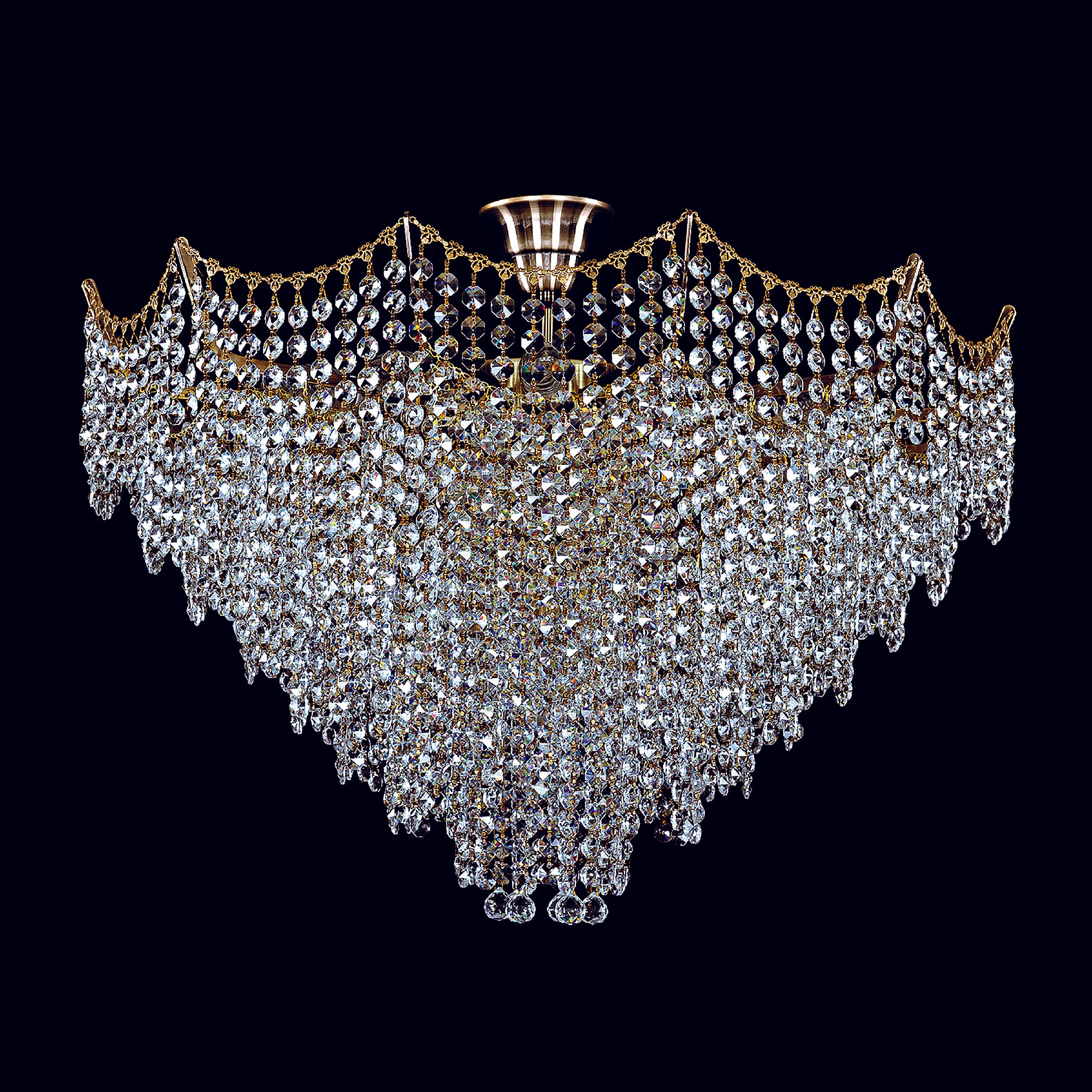 Потолочная люстра Bohemia 7707 77071/67 Pa