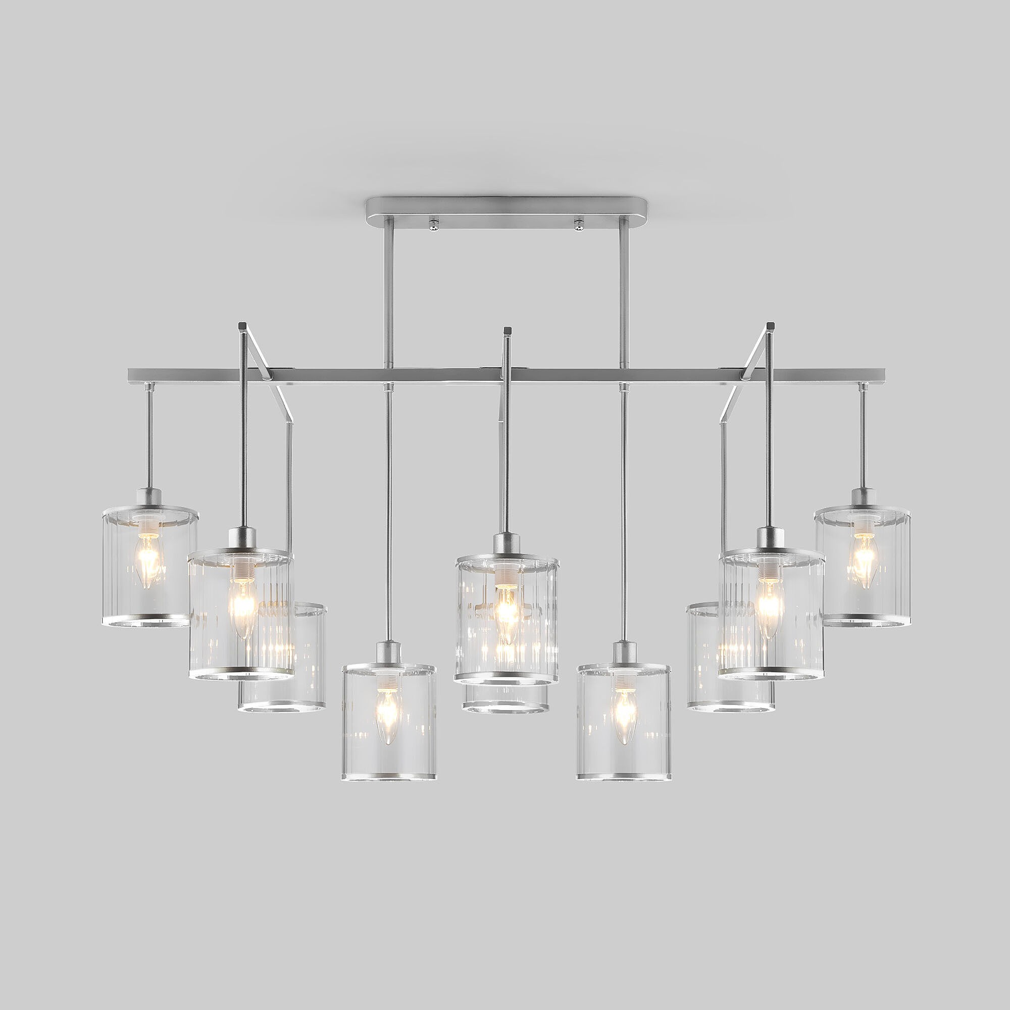 Потолочная люстра Eurosvet Inari 60144/10 хром Smart