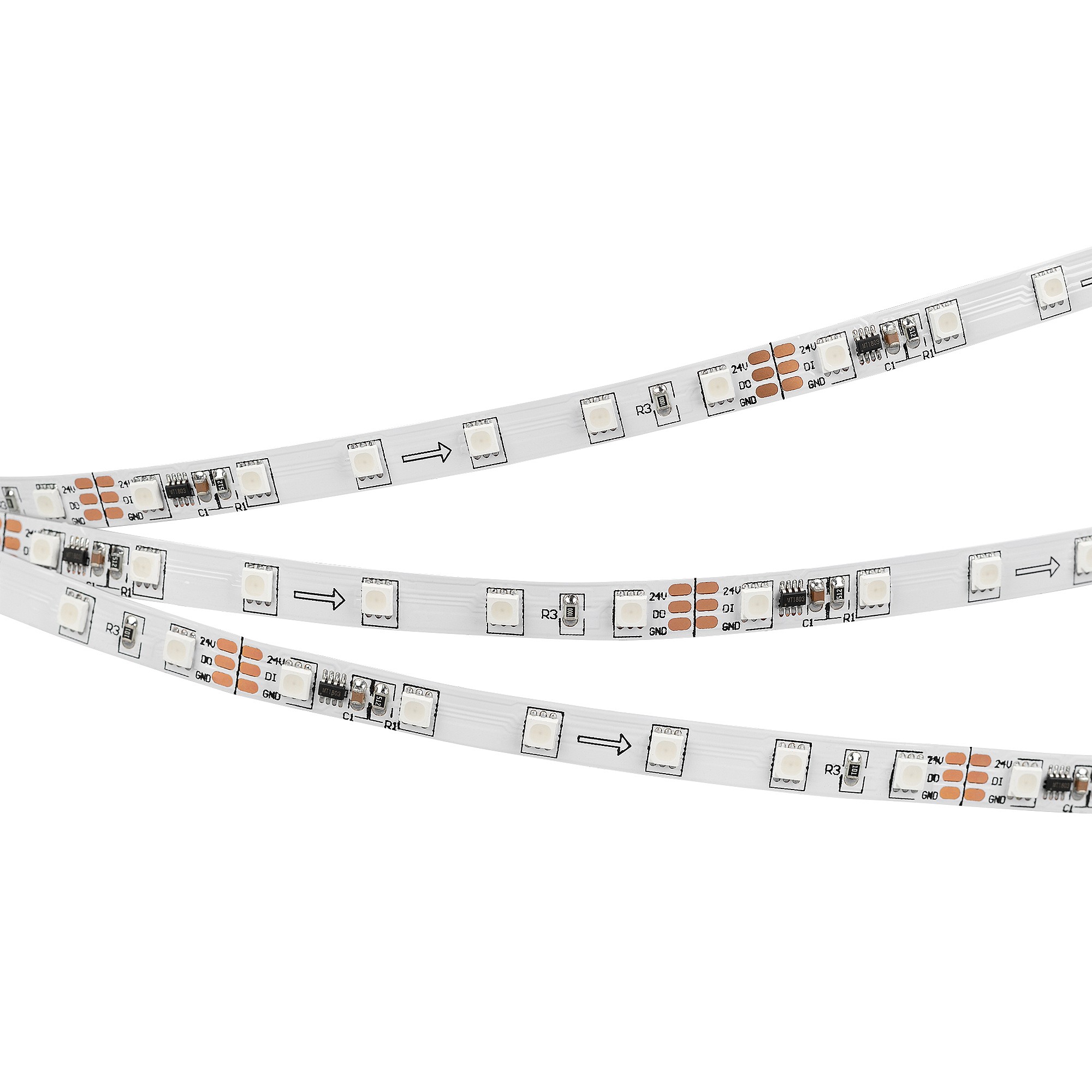 LED лента Arlight SPI открытая 030195(2)