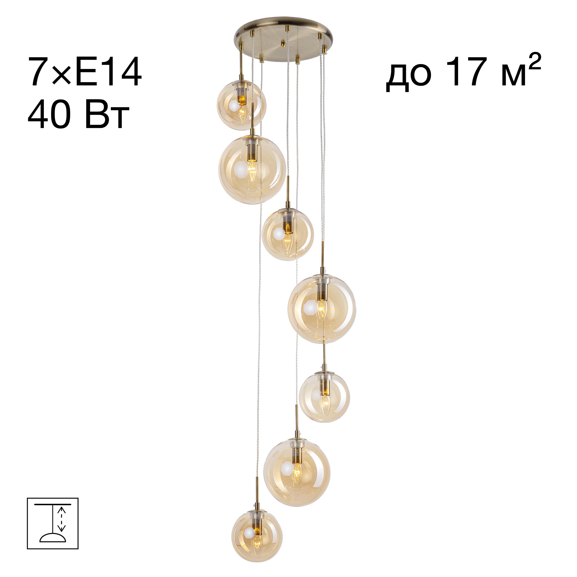 Светильник подвесной Citilux Томми CL102073