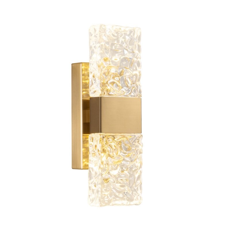 Настенное бра Delight Collection Wall lamp 88068W gold/clear