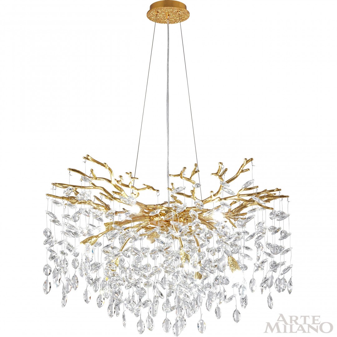 Подвесная люстра Arte Milano Milan23 230901/D760/10/B Gd