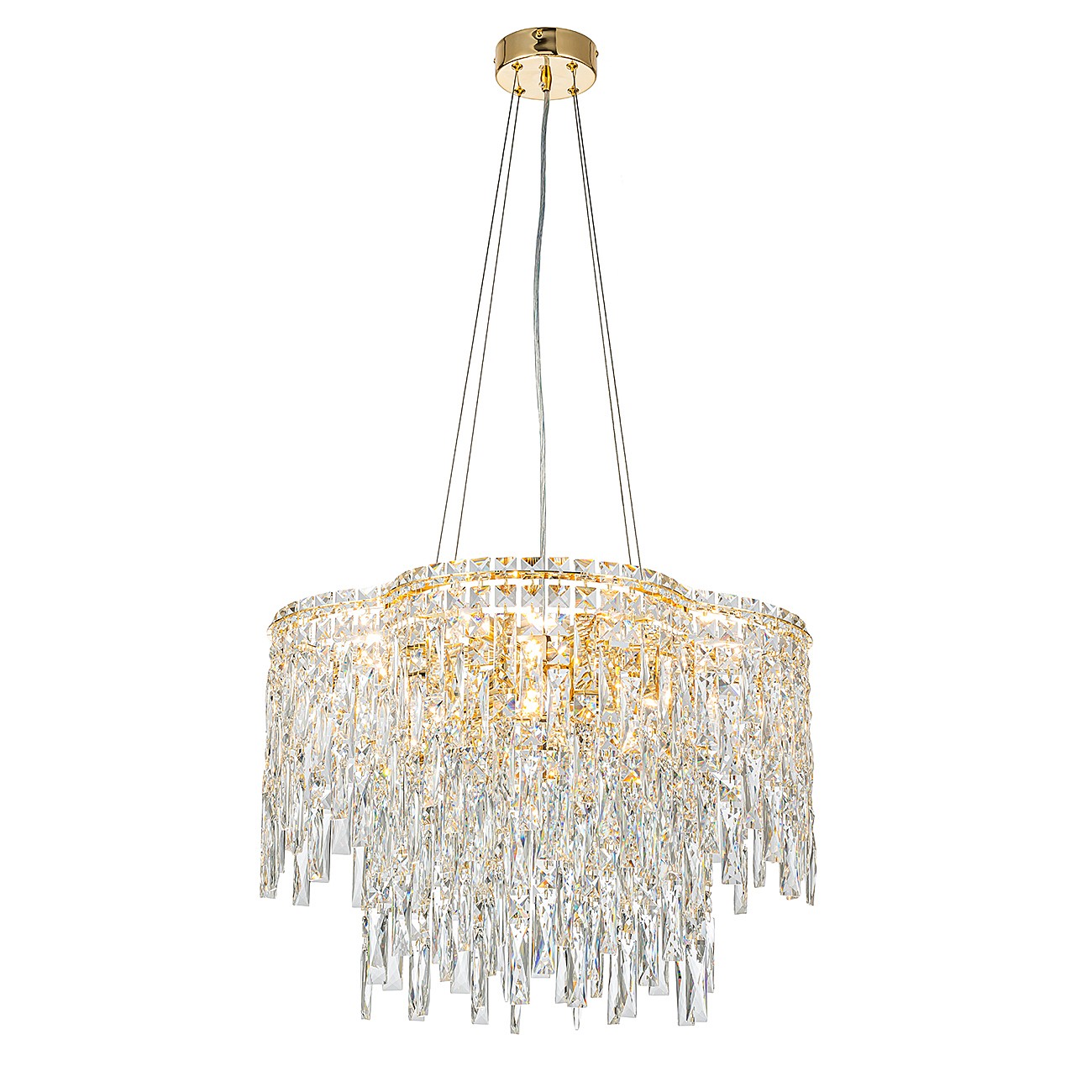 Подвесная люстра Indigo Carletti V000444 12041/12P Gold