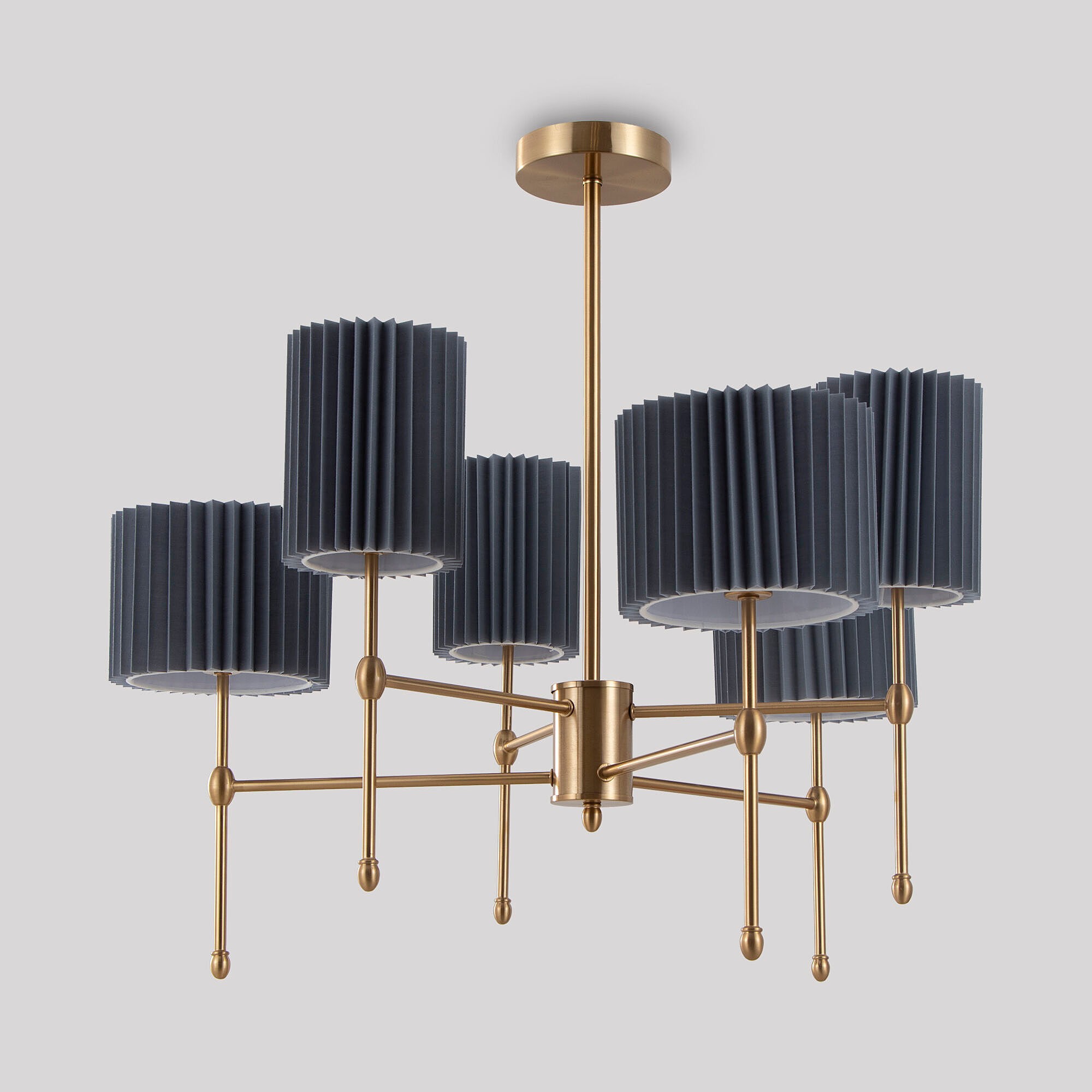 Потолочная люстра Eurosvet Notturno 60162/6 латунь Smart