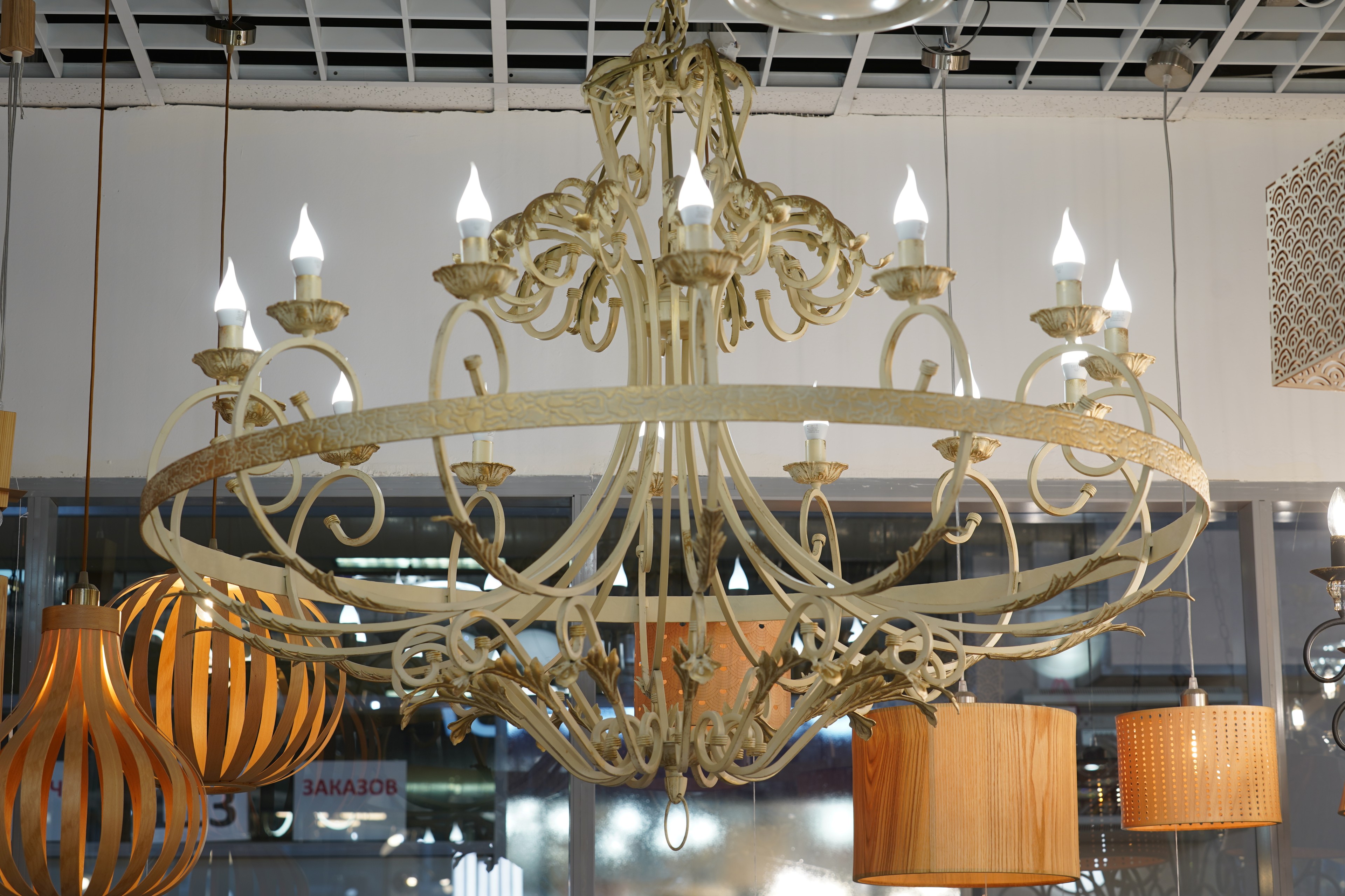 Подвесная люстра Розанофф RS108/14