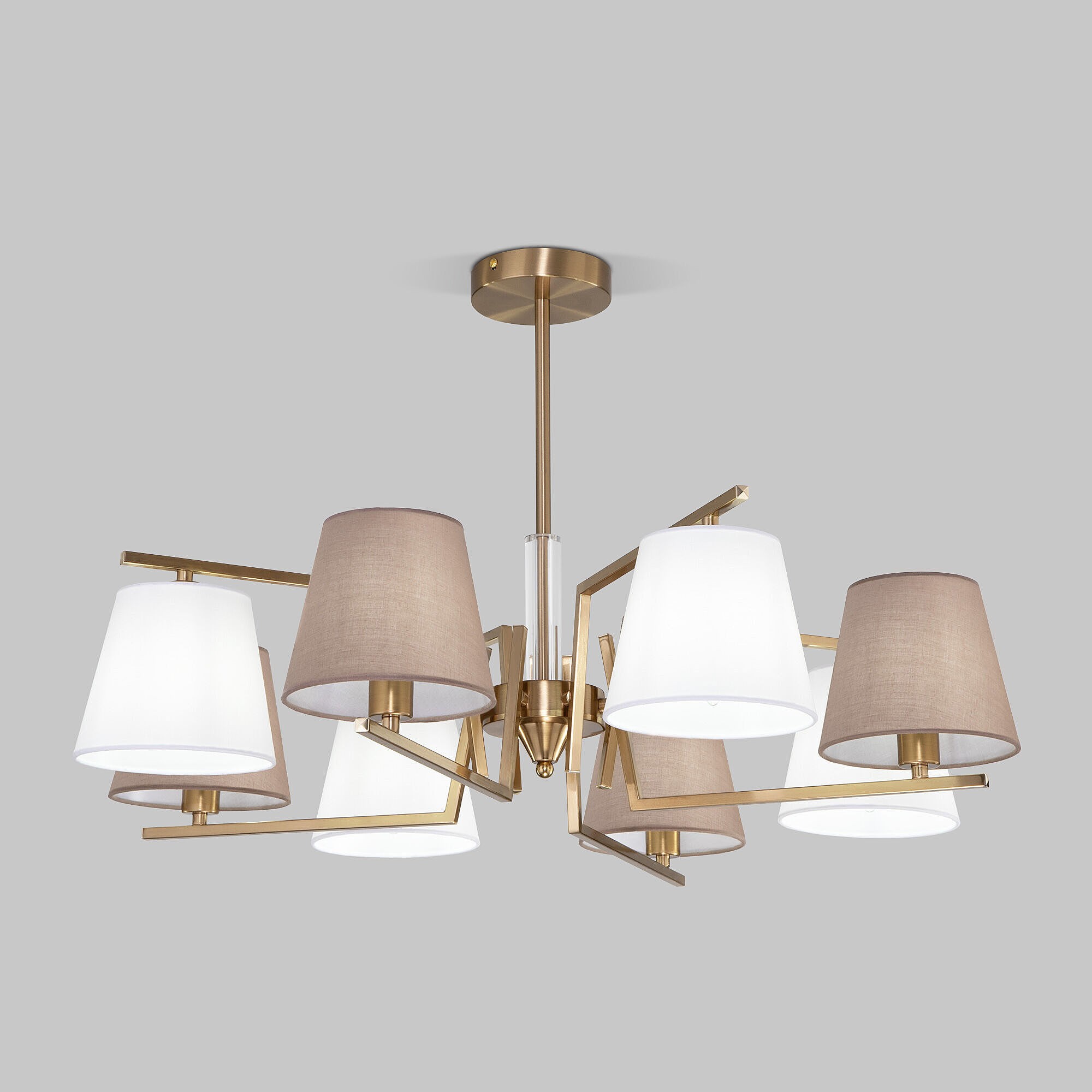 Потолочная люстра Eurosvet Ozark 60149/8 латунь Smart