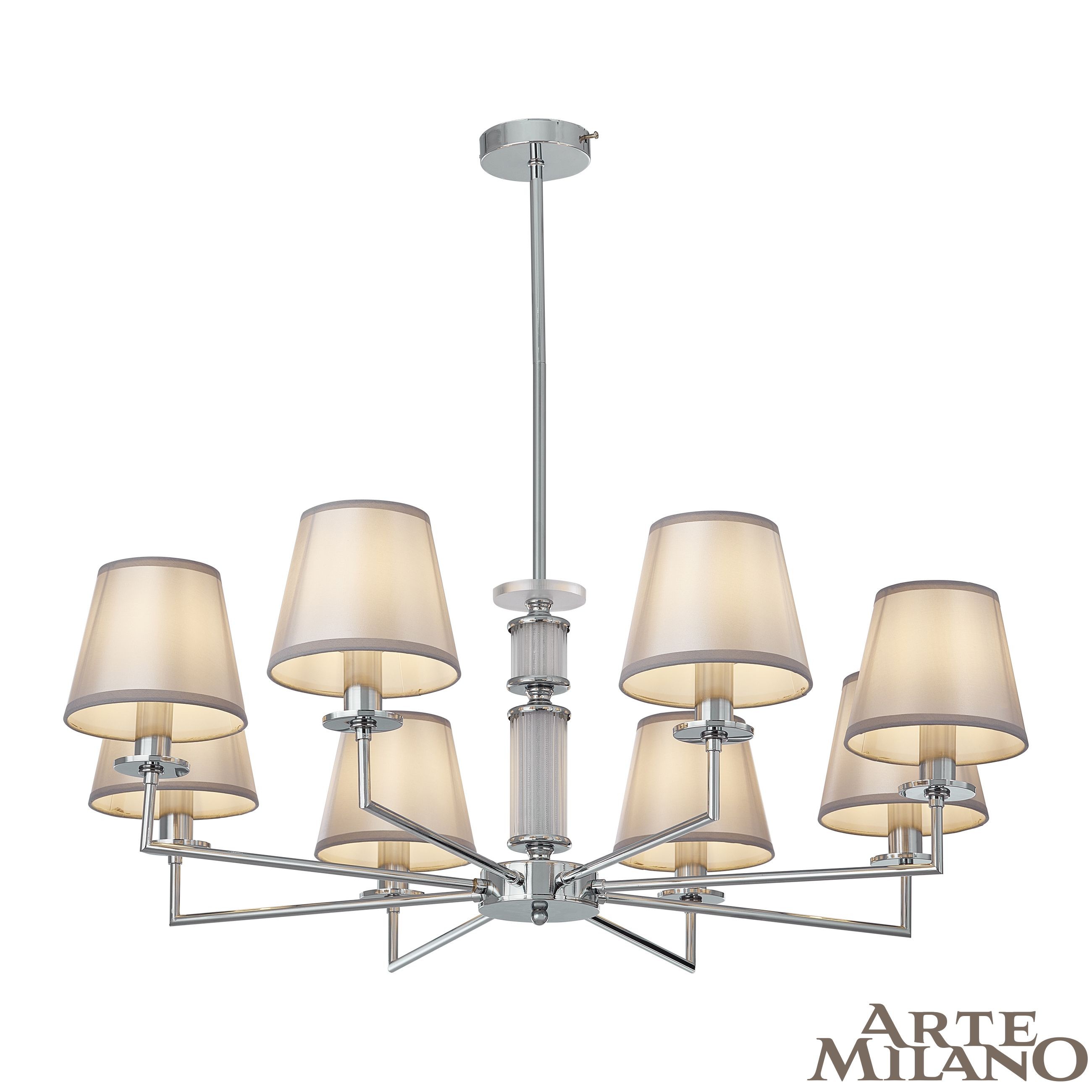 Люстра на штанге Arte Milano Am344401 344401/8 CR