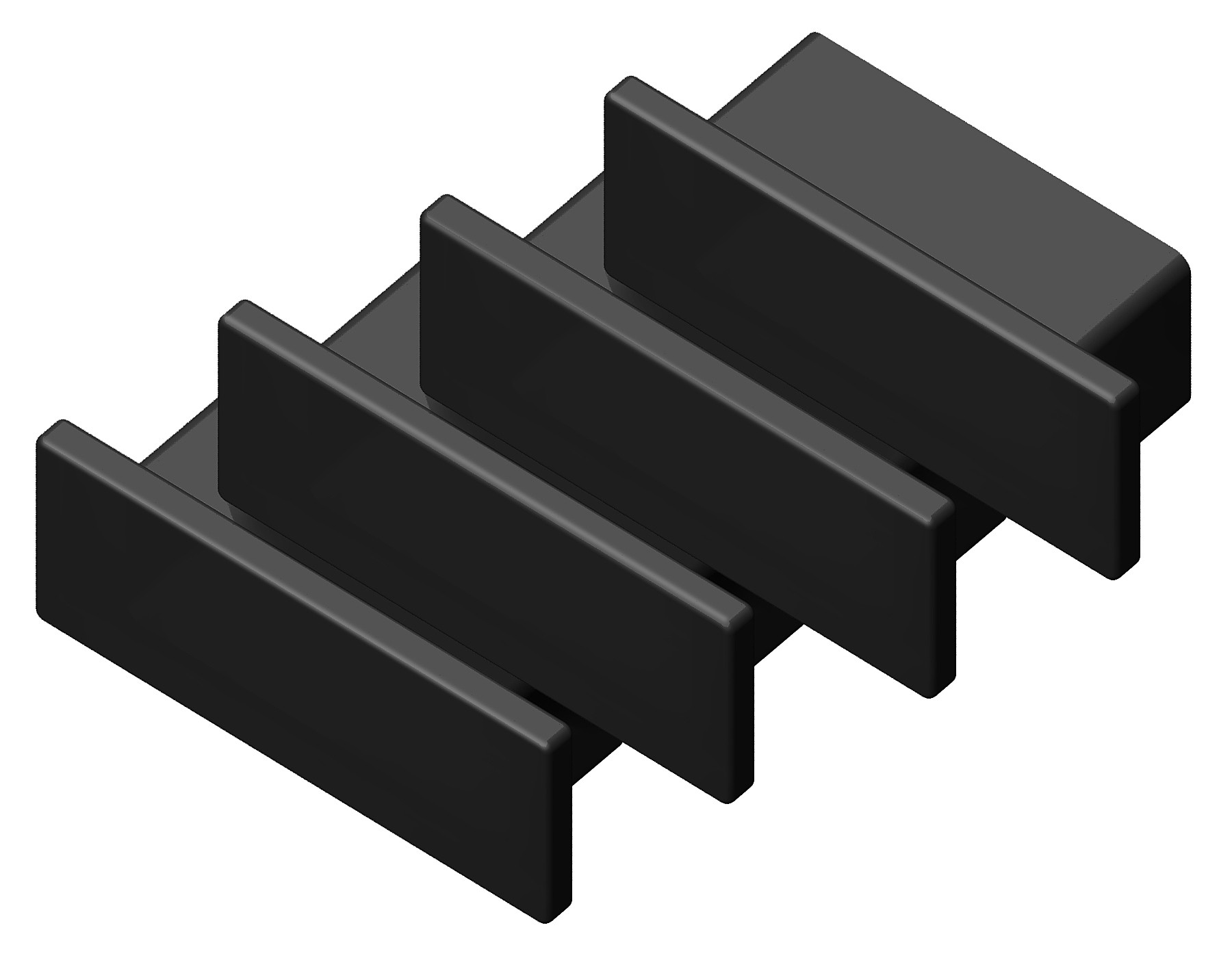 Заглушка для накладного алюминиевого профиля GP1700 (комплект 4шт) Ambrella Illumination GP8320