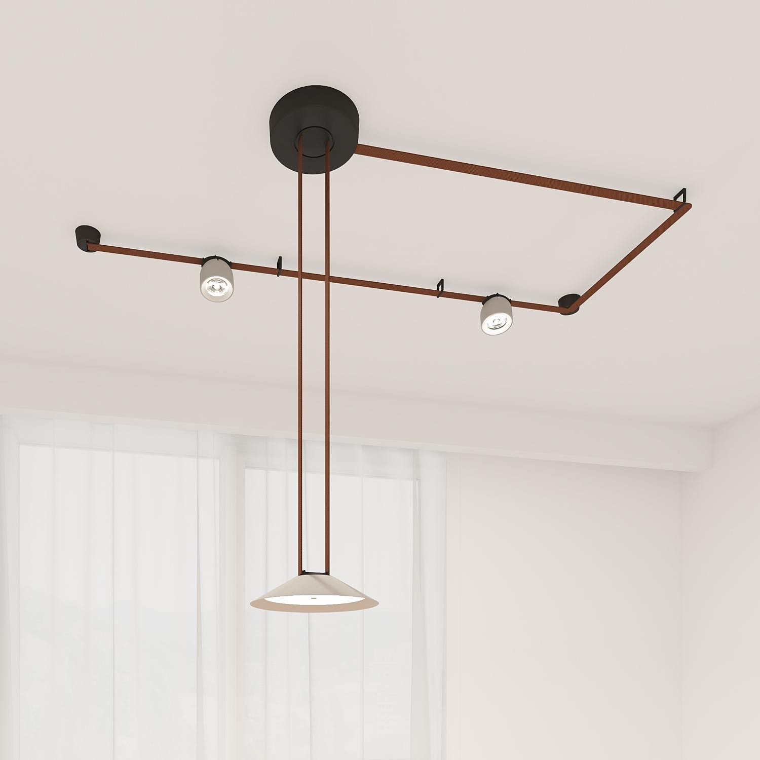 Комплект ременной трековой системы Belty DK55SET02-01-BR