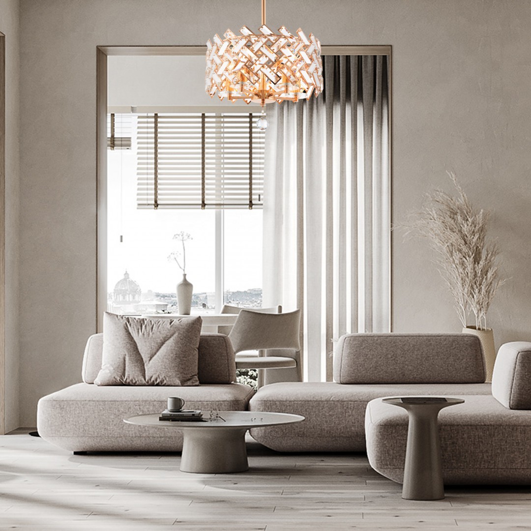 Люстра на штанге Arte Milano Sorrento-7019 377019/5/300/390 GD