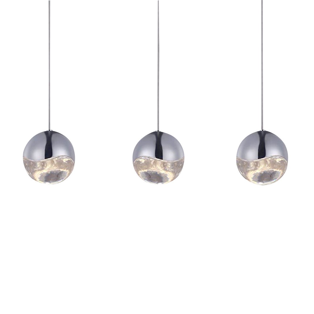 Светильник подвесной Delight Collection Globo SD3301-3 nickel