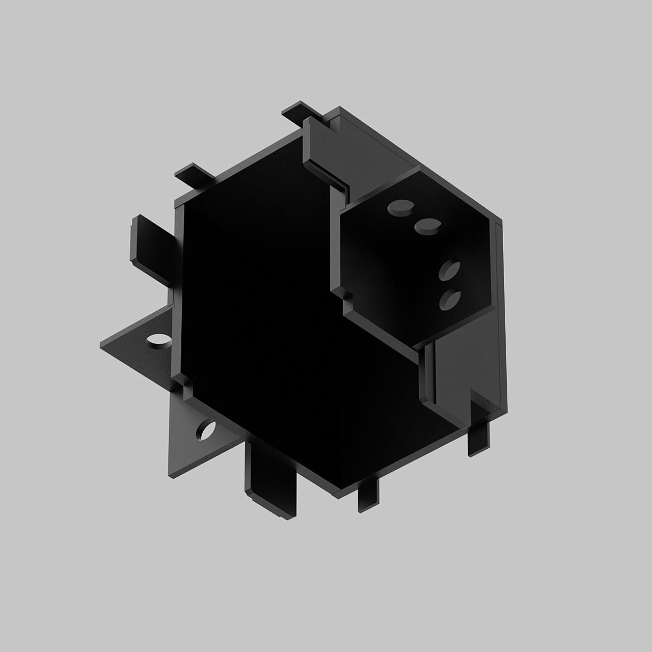 L - соединитель внутренний (потолок-стена) под ГКЛ 13мм для IL.0007.5001, IL.0007.5002 IMEX Ut25 IL.0007.5200-BK