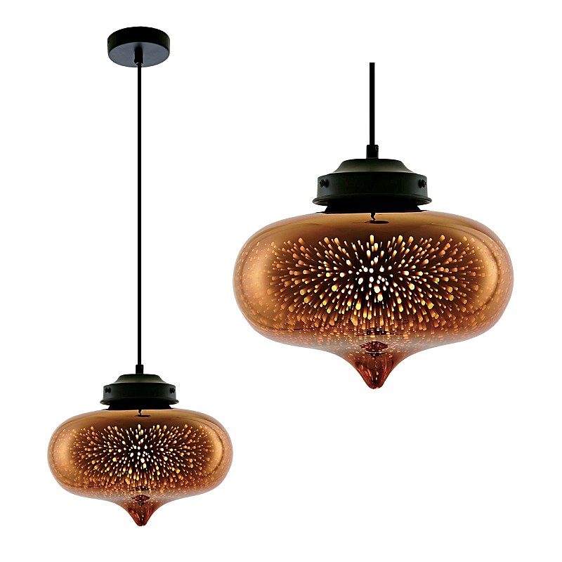 Светильник подвесной Fametto Galassia DLC-G444 E27 COPPER