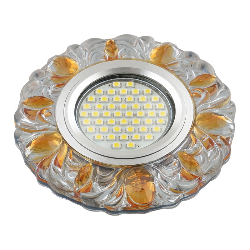 Встраиваемый светильник Fametto Luciole DLS-L136 GU5.3 GLASSY/GOLD