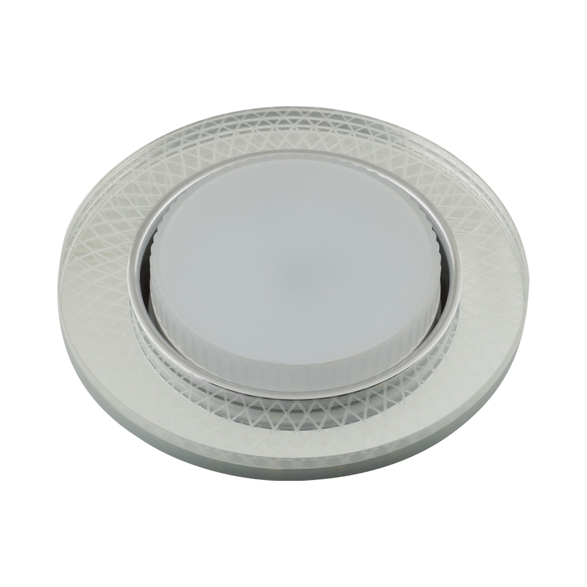 Встраиваемый светильник Fametto Luciole DLS-L156 GX53 GLASSY/CLEAR 3D