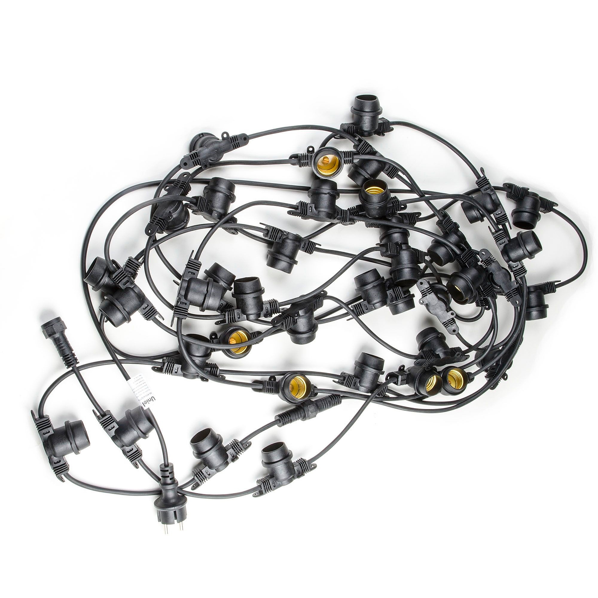 Гирлянда Белт-лайт Uniel UDL-K110 40/E27/10M IP65 BLACK BELT-LIGHT