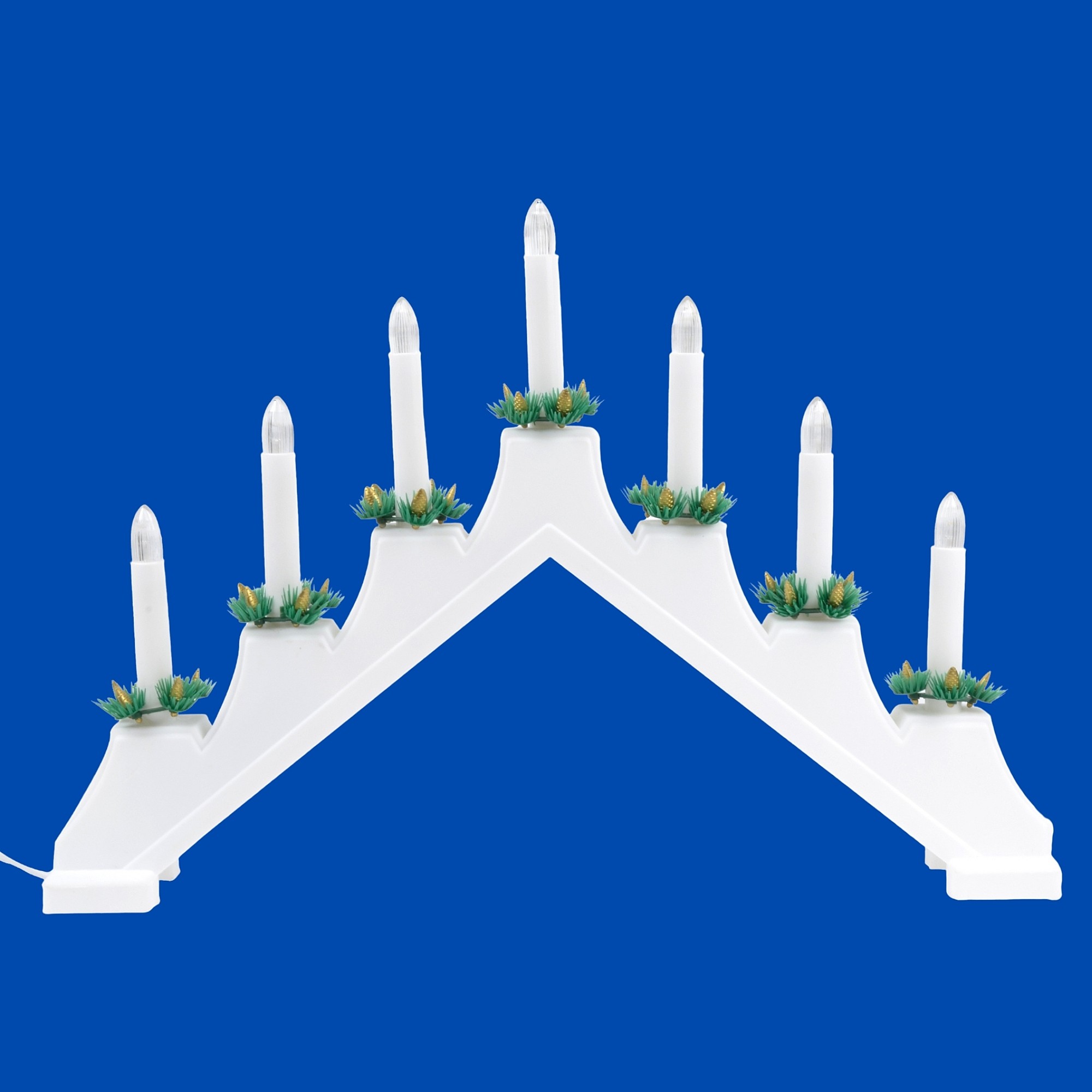 Новогоднее украшение Uniel ULD-L7101-007/SWA WARM WHITE IP20 WHITE BRIDGE