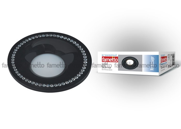 Встраиваемый светильник Fametto Vernissage DLS-V103 GU5.3 BLACK