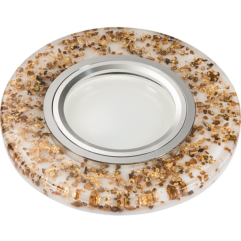 Встраиваемый светильник Fametto Luciole DLS-L108 GU5.3 CHROME/WHITE