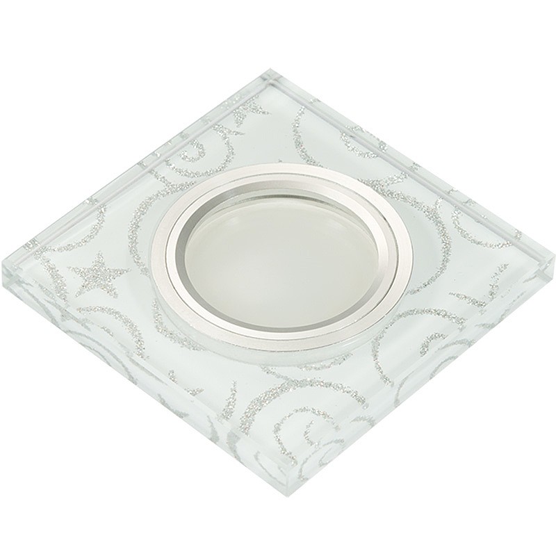 Встраиваемый светильник Fametto Luciole DLS-L203 GU5.3 CHROME/WHITE