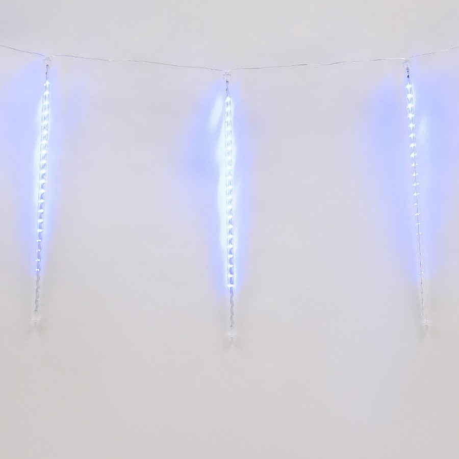 Занавес светодиодный фигурный «Звездный дождь» Uniel ULD-E1505-336/DTK BLUE IP44 TWISTED METEOR