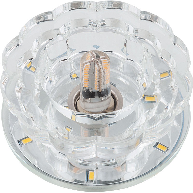 Встраиваемый светильник Fametto Luciole DLS-L124 G9 GLASSY/CLEAR