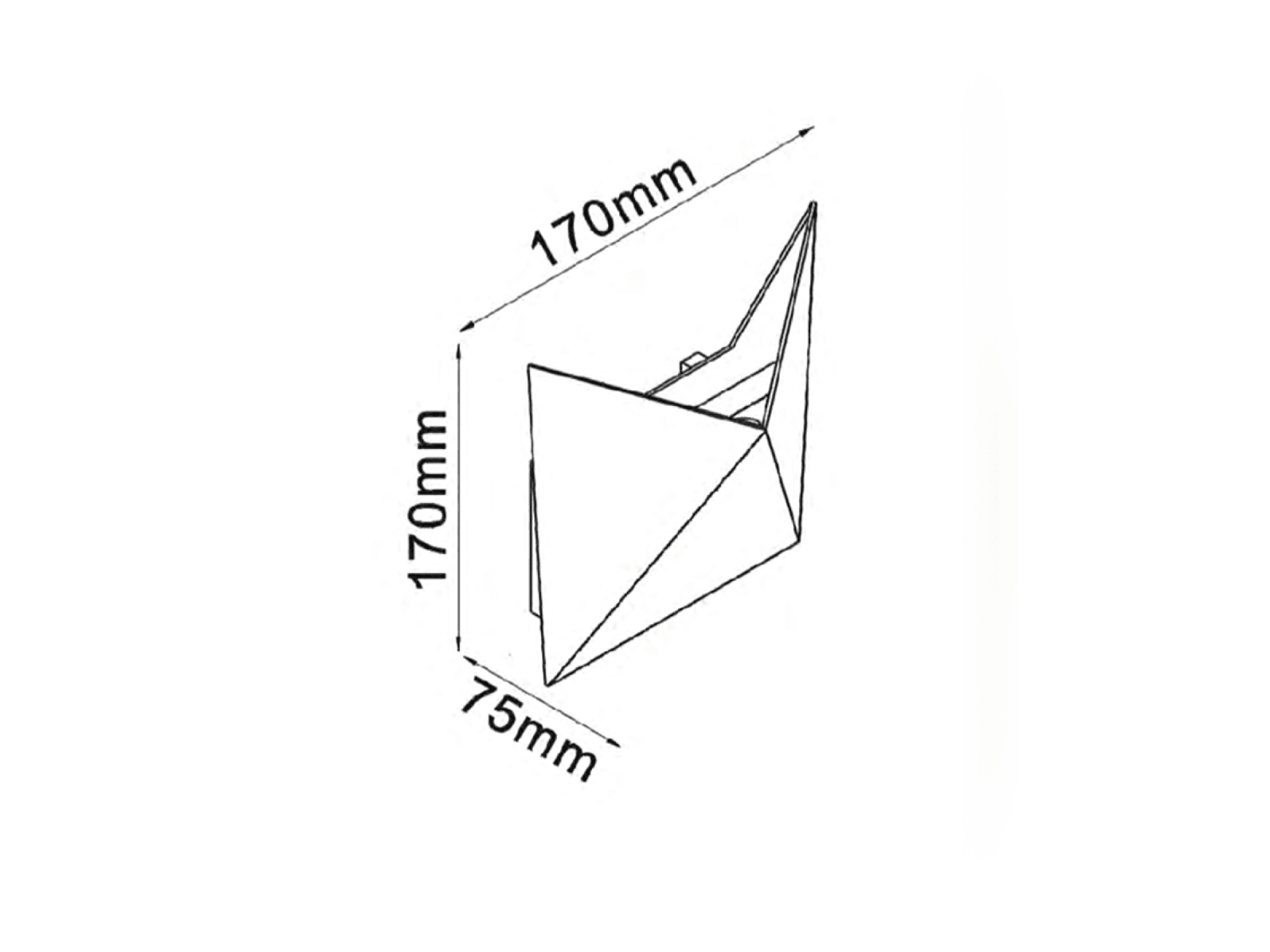 Уличный настенный светильник SWG DesignLed GW GW-A816-7-BL-NW