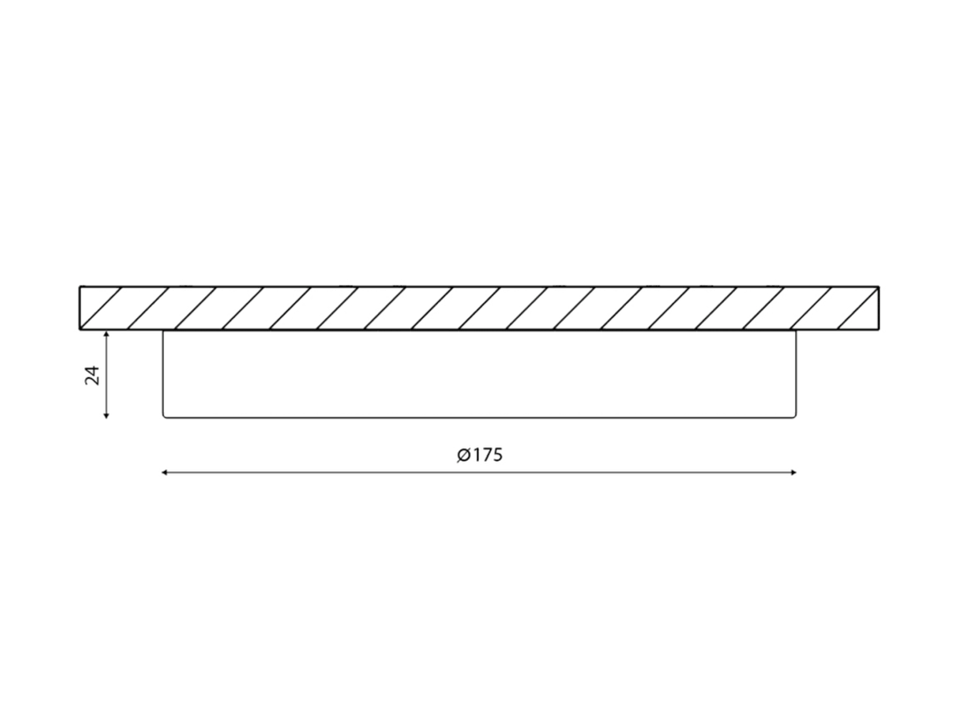 Накладной светильник SWG DesignLed KH KH-R175-15-NW